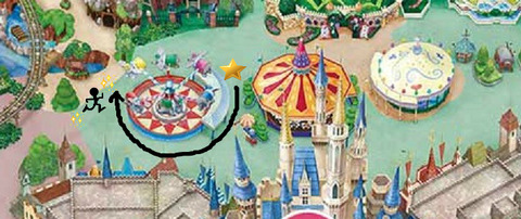 東京ディズニーランド：地図