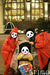 【TDS】子連れの雨対策:ベビーカー用レインカバーの欠点を補う!?