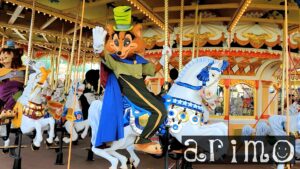 ピノキオファミリーがグリの間にキャッスルカルーセルに搭乗!?